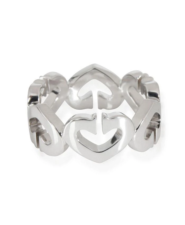 商品[二手商品] Cartier|Hearts & Symbols Diamond Band in 18K White Gold,价格¥12896,第2张图片详细描述