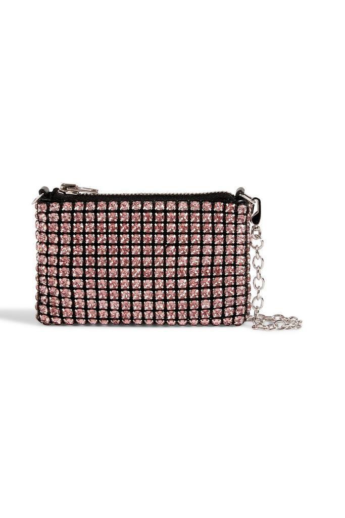 商品Alexander Wang|Wangloc nano crystal-embellished shell shoulder bag,价格¥1949,第1张图片