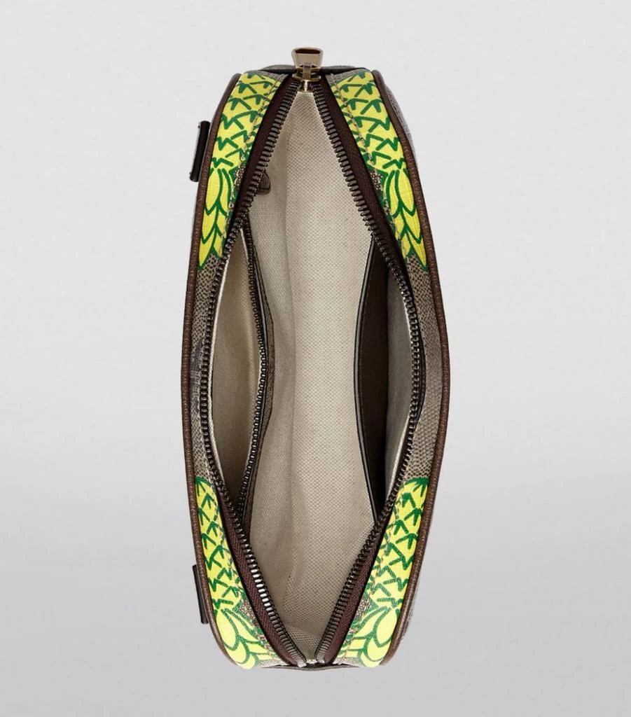 商品Gucci|Pineapple Print GG Supreme Belt Bag,价格¥7629,第5张图片详细描述