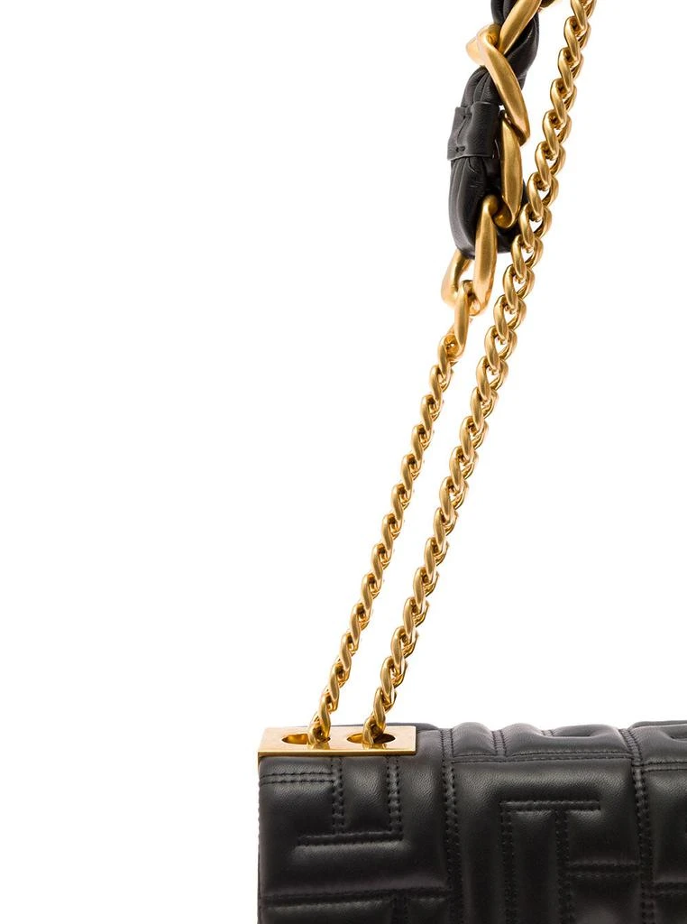商品Balmain|Small Black 1945 Quilted Shoulder Bag Woman Balmain,价格¥9331,第3张图片详细描述