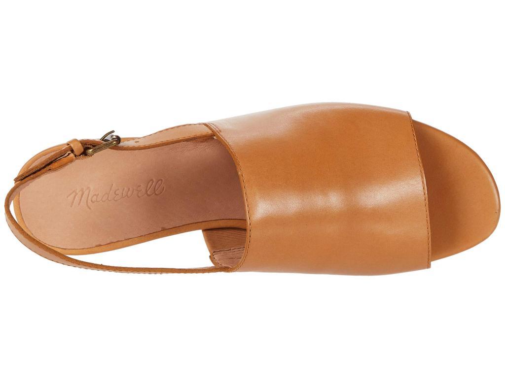商品Madewell|The Noelle Slingback Sandal in Leather,价格¥571,第4张图片详细描述