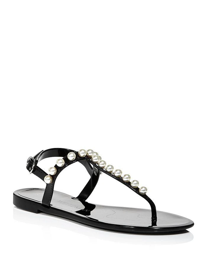 商品Stuart Weitzman|Women's Goldie Embellished Jelly Sandals,价格¥1114,第1张图片