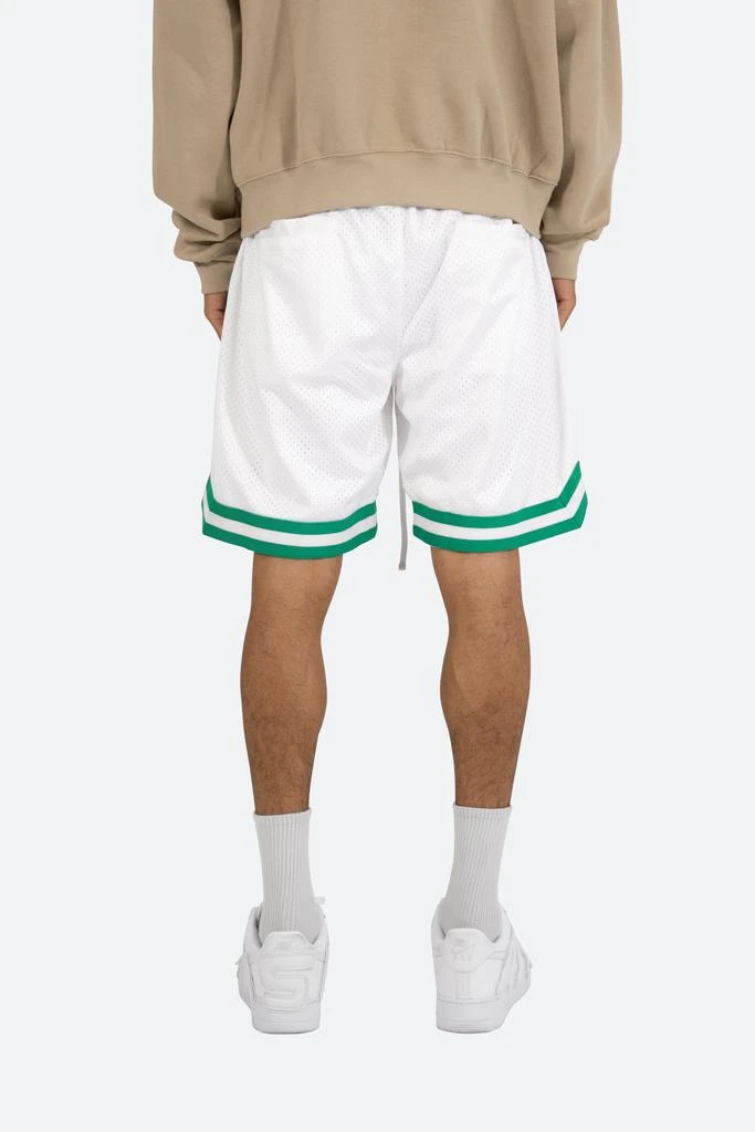 Basic Basketball Shorts - White/Green 商品