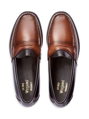 Larson Two-Tonede Moccasin Penny Loafers 商品