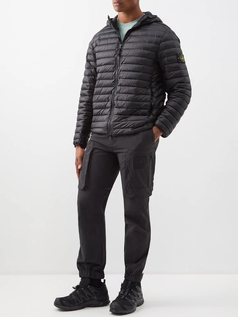 商品Stone Island|Logo-patch hooded quilted down coat,价格¥5245,第2张图片详细描述