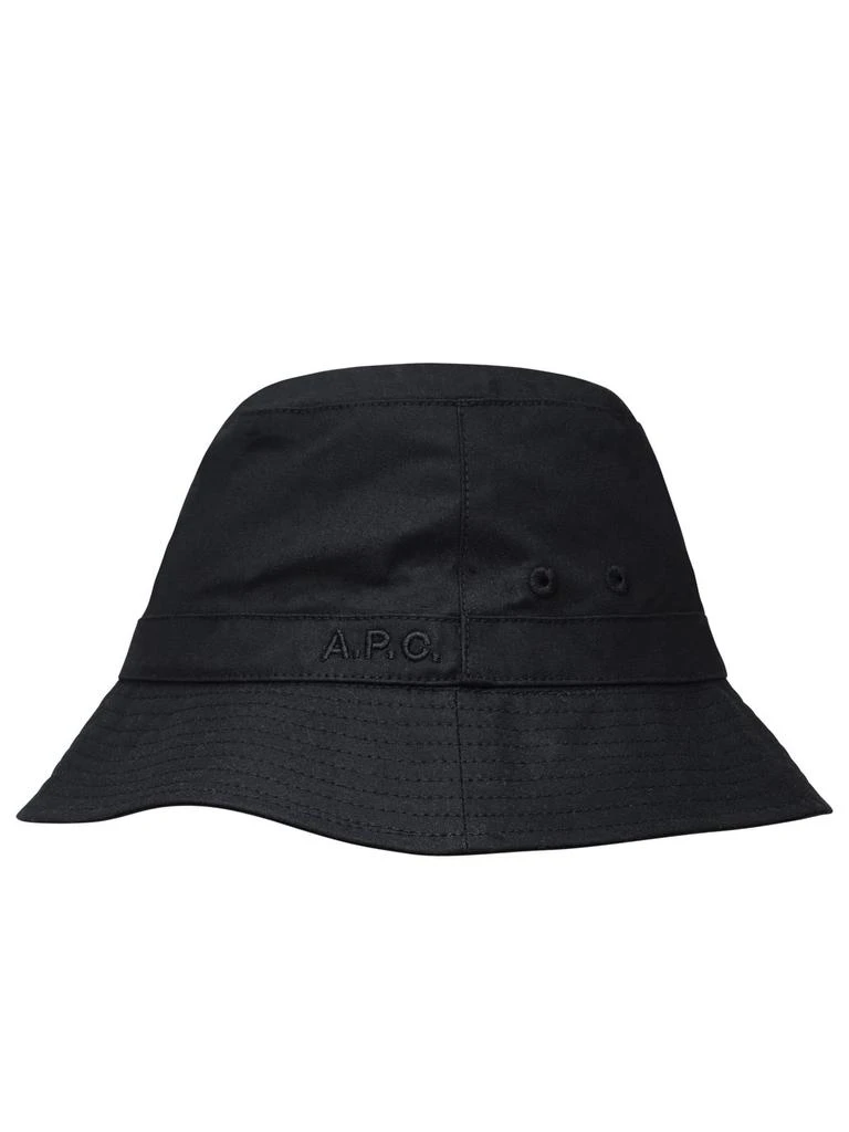 商品A.P.C.|Black Cotton Cap,价格¥914,第2张图片详细描述
