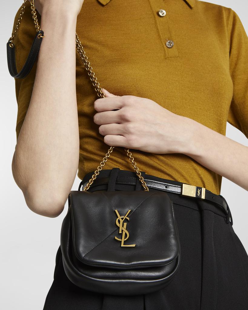 Yves Saint Laurent　ショルダーバッグ Yves Saint Laurent Natural Woven Raffia Medium Solferino Satchel