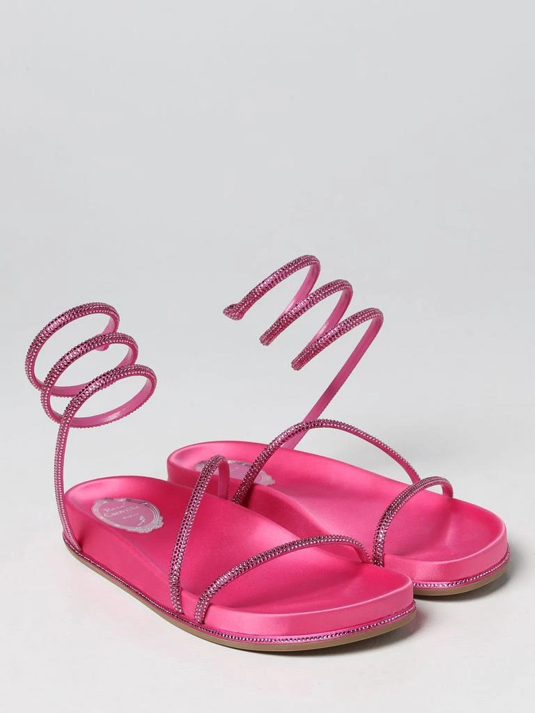 商品Rene Caovilla|Gisele René Caovilla sandal in satin with rhinestones,价格¥4395,第2张图片详细描述