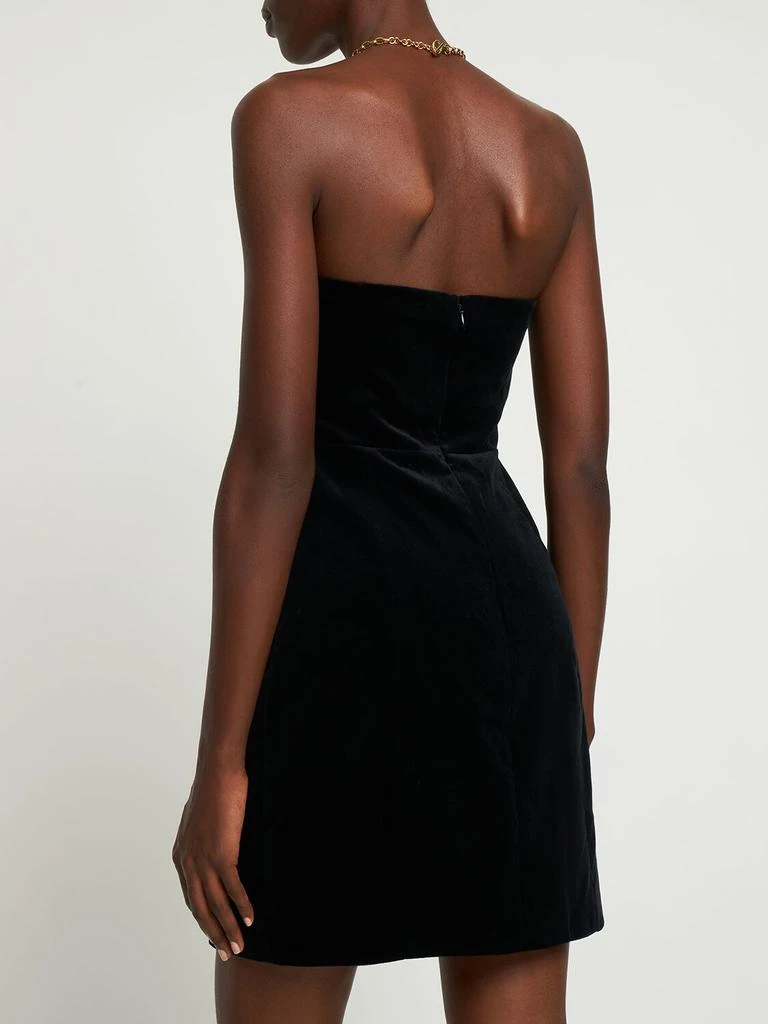 商品Theory|Strapless Stretch Velvet Mini Dress,价格¥1401,第2张图片详细描述