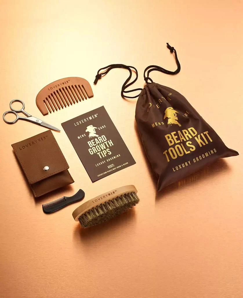 商品Lovery|6-Pc. LoveryMen Beard Tools Grooming Gift Set,价格¥207,第5张图片详细描述