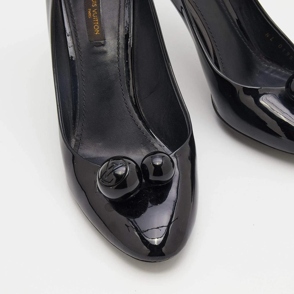 Louis Vuitton Black Patent Leather Ball Pumps Size 40 商品