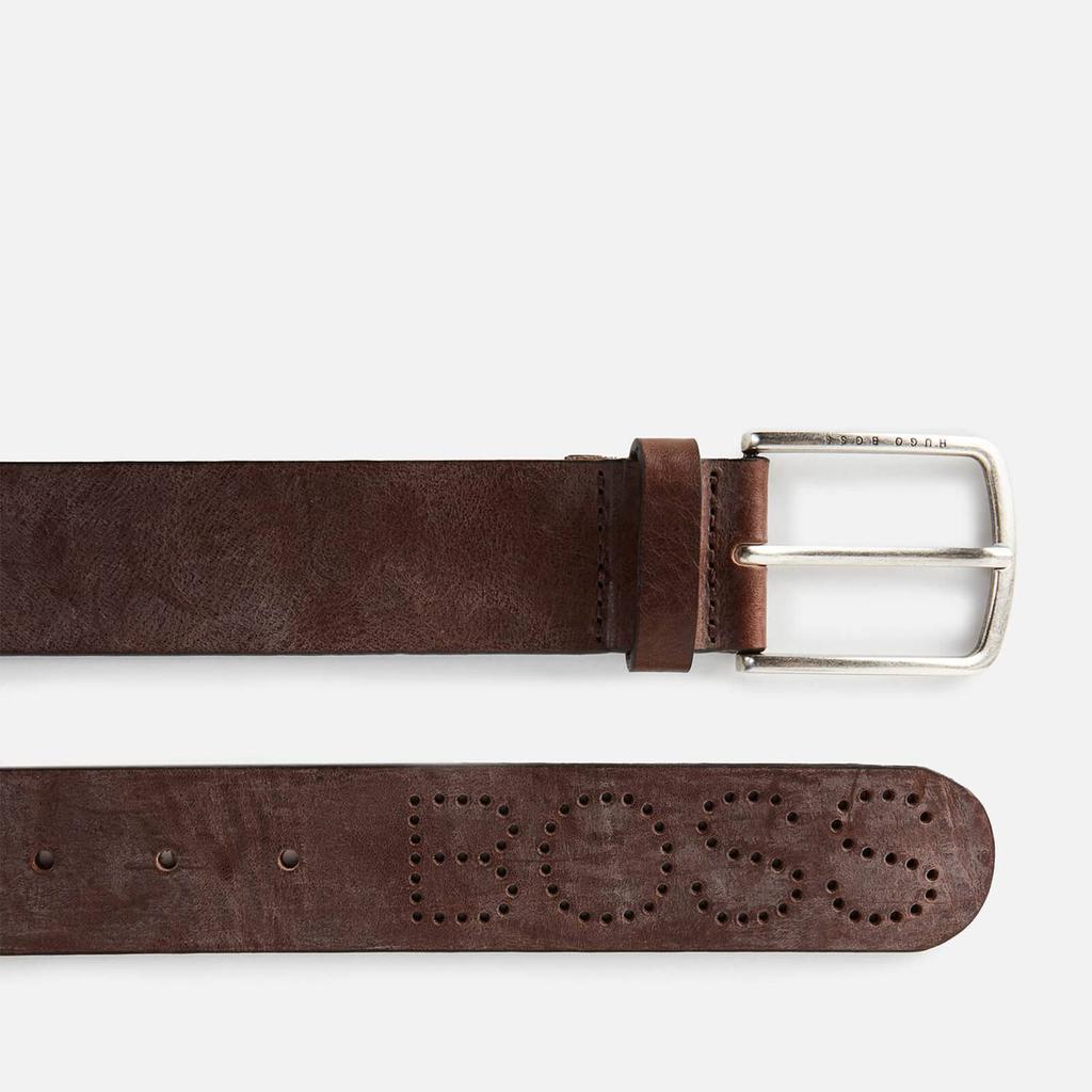 BOSS Men's Sander Belt - Dark Brown商品第2张图片规格展示