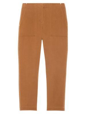 商品Theory|Treeca Topstitched Ankle Pants,价格¥638,第6张图片详细描述