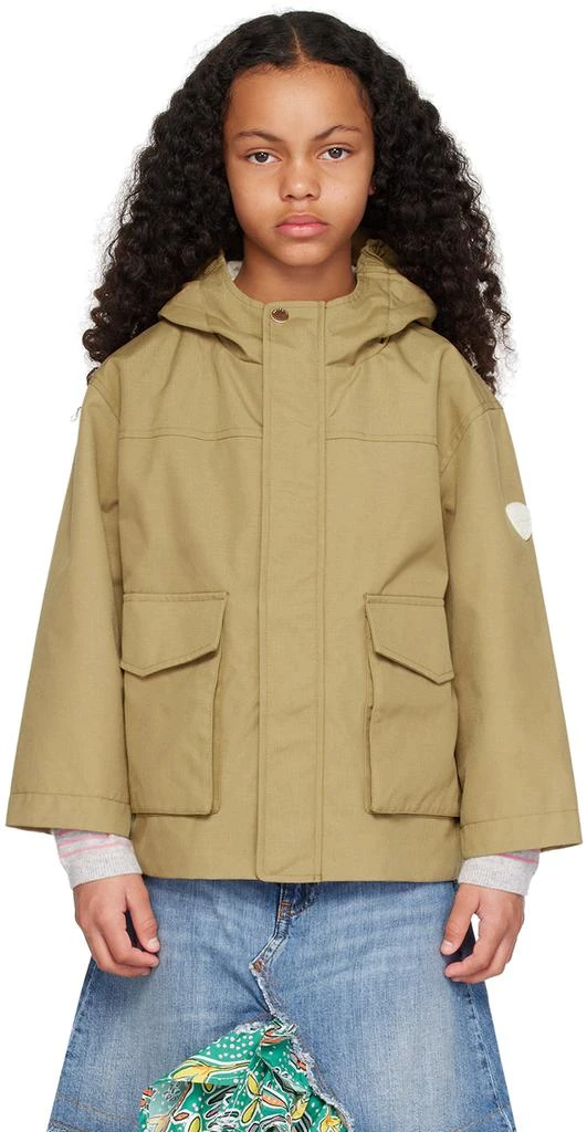 商品Bonpoint|黄褐色 Frisky 儿童大衣,价格¥2642,第1张图片