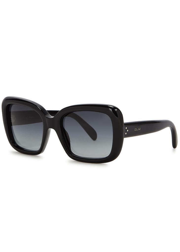 商品Celine|Black oversized sunglasses,价格¥2811,第1张图片