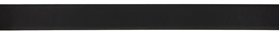 商品Versace|Black V-Emblem Round Buckle Belt,价格¥835,第4张图片详细描述
