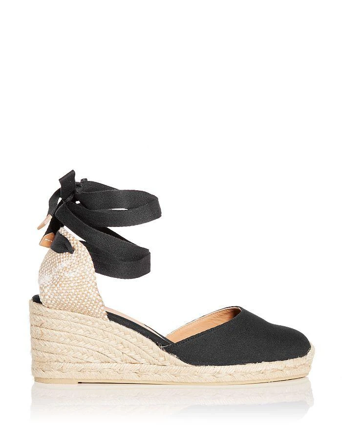 商品CASTAÑER|Women's Carina Ankle Tie Espadrille Wedge Sandals,价格¥1132,第2张图片详细描述