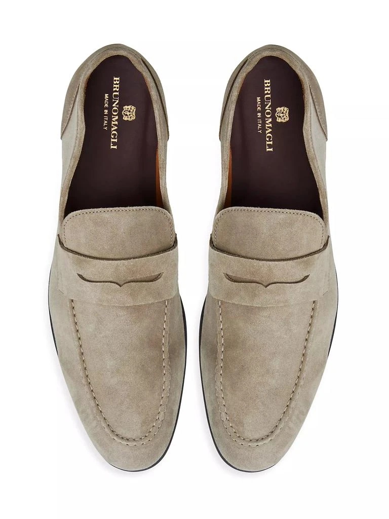 商品Bruno Magli|Lastra Suede Loafers,价格¥2213,第4张图片详细描述