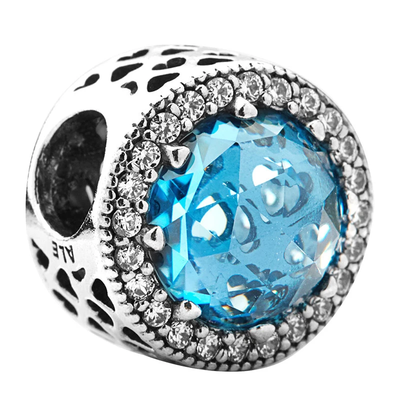 商品PANDORA|PANDORA 潘多拉 贵族蓝水晶锆石串珠 791725NBS,价格¥311,第1张图片