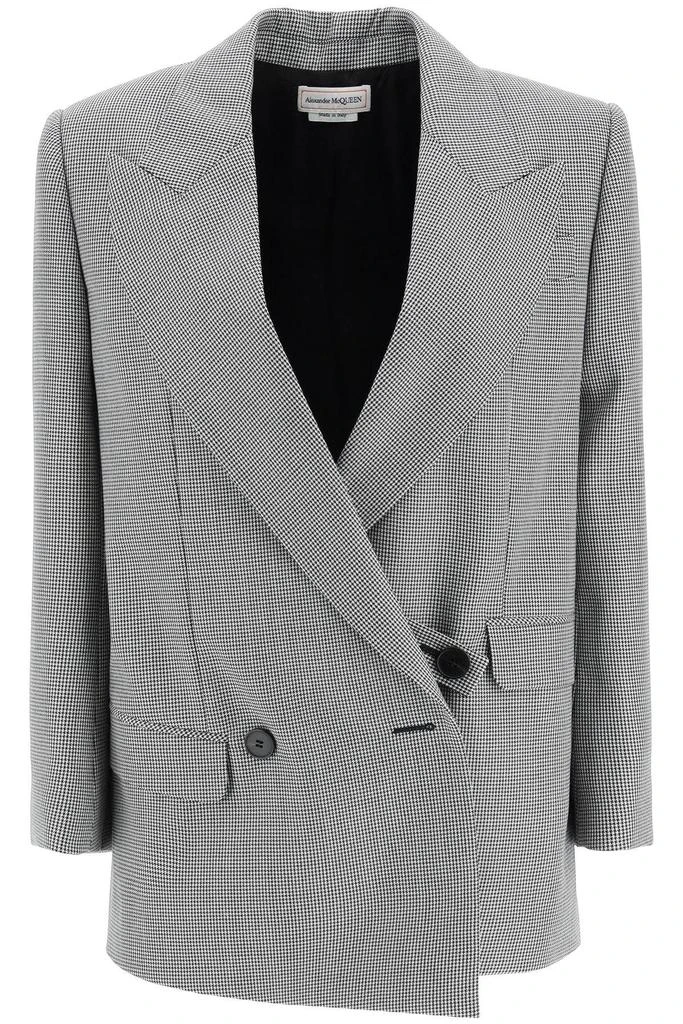 商品Alexander McQueen|HOUNDSTOOTH WOOL JACKET,价格¥6186,第1张图片