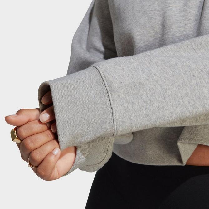 Women's adidas Originals Adicolor Essentials Crew Long Sleeve Sweatshirt (Plus Size)商品第5张图片规格展示