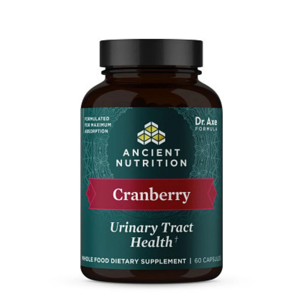 商品Ancient Nutrition|Cranberry Urinary Tract Health | Capsules (60 Capsules),价格¥227,第1张图片