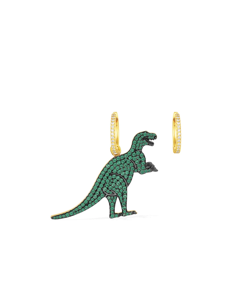 绿色明星同款小恐龙项链女生送礼AE10185XGY（香港仓发货） 商品