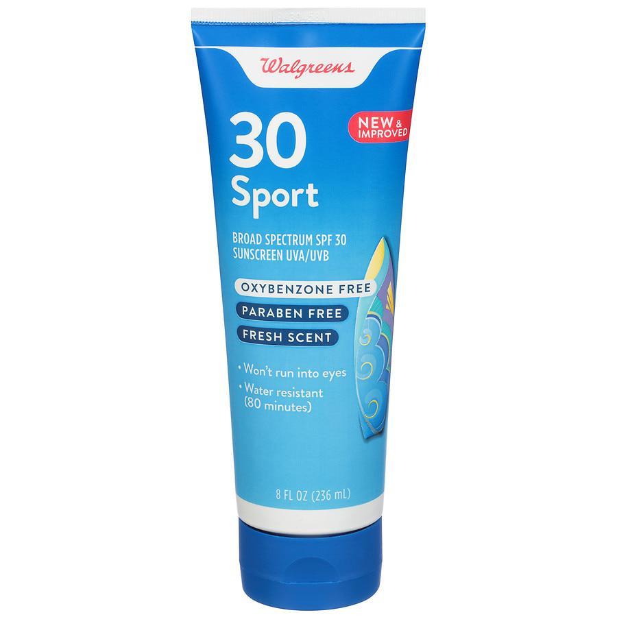 商品Walgreens|Sunscreen Sport Lotion SPF30,价格¥58,第1张图片