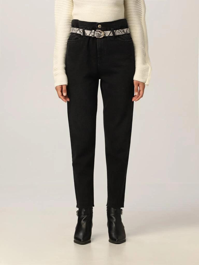 商品LIU •JO|Liu Jo jeans in washed denim with belt,价格¥1406,第1张图片