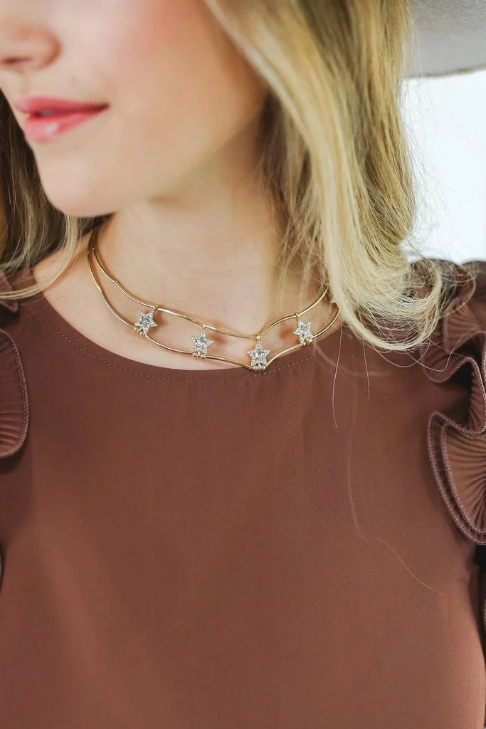 商品Boho Babes|Light Up The Night Necklace In Gold,价格¥262,第3张图片详细描述