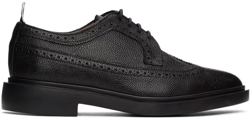 商品Thom Browne|Black Classic Longwing Brogues,价格¥7282,第1张图片