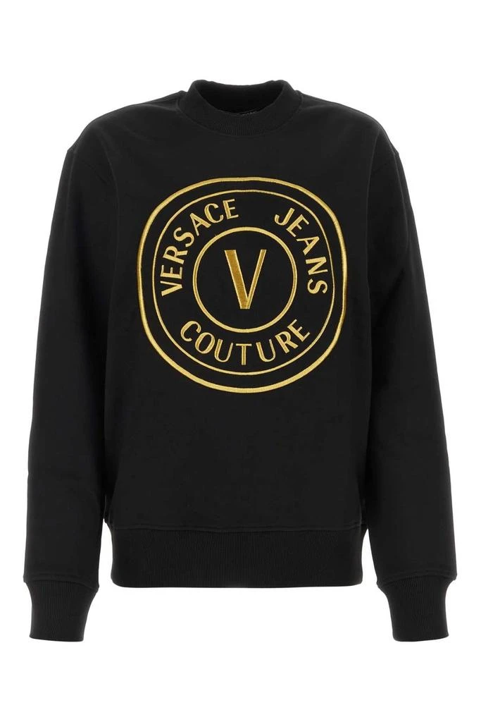 商品Versace|Versace Jeans Couture Logo Embroidered Crewneck Sweatshirt,价格¥1557,第1张图片