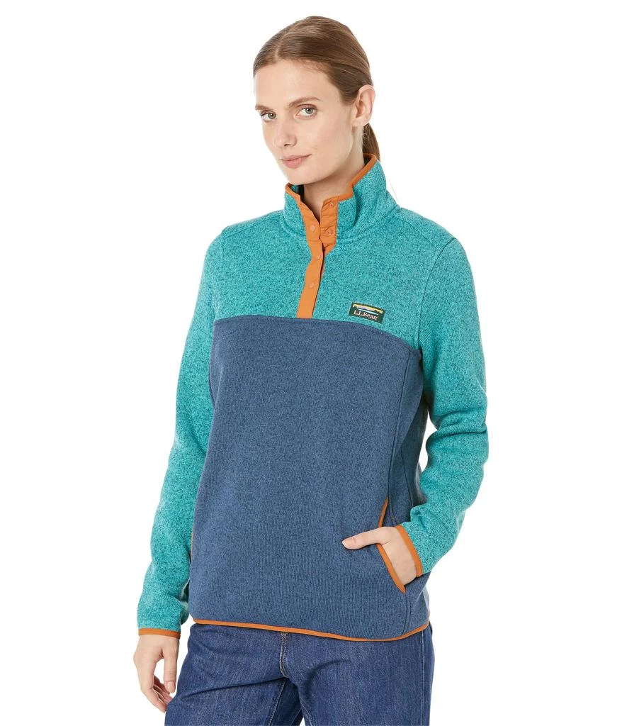 商品L.L.BEAN|Bean's Sweater Fleece Pullover Color-Block,价格¥267,第1张图片