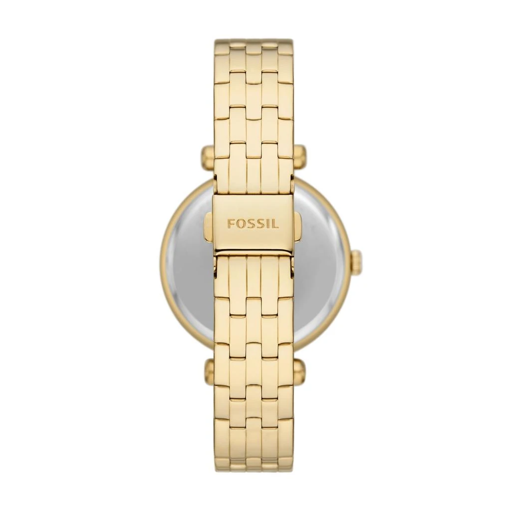 商品Fossil|Fossil Women's Tillie Solar-Powered, Gold-Tone Stainless Steel Watch,价格¥378,第2张图片详细描述