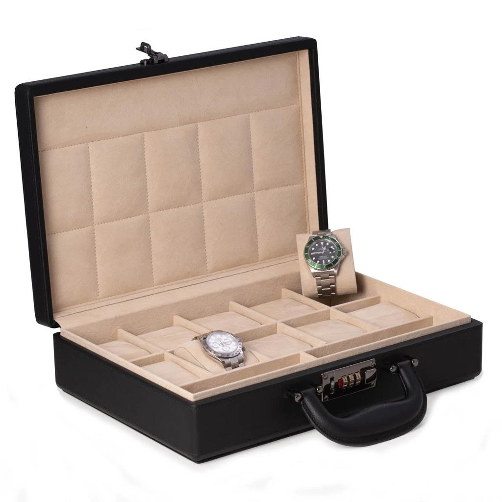 商品Bey Berk|Alfred Leather Watch Box Briefcase,价格¥1284,第1张图片