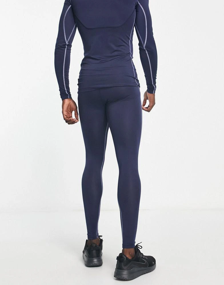 商品NIKE|Nike Training Pro Dri-FIT tights in navy,价格¥204,第2张图片详细描述