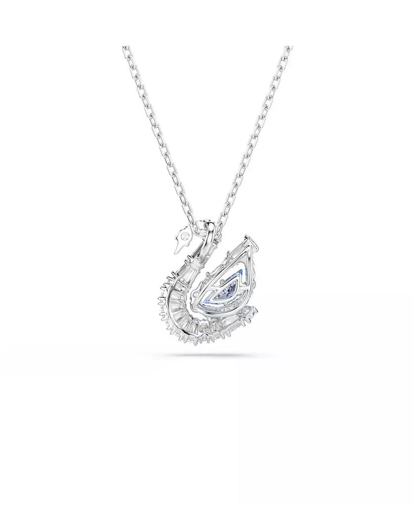 Swan Rhodium Plated Pendant Necklace 商品