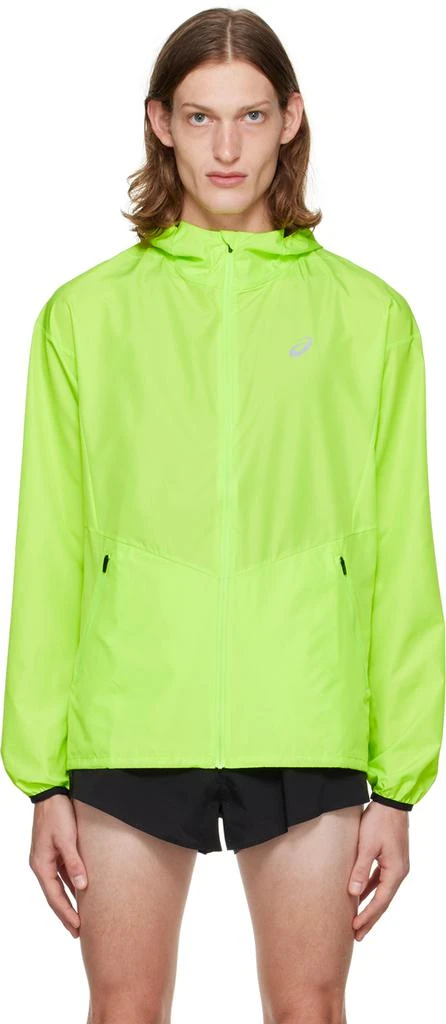 商品Asics|Green Accelerate Light Jacket,价格¥355,第1张图片