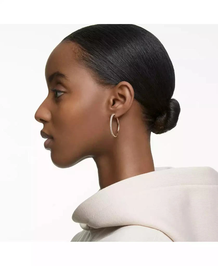 商品Swarovski|Stone Hoop Earrings,价格¥1119,第3张图片详细描述