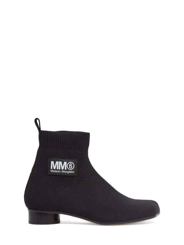 商品MM6|Knit Ankle Boots W/logo,价格¥767,第1张图片