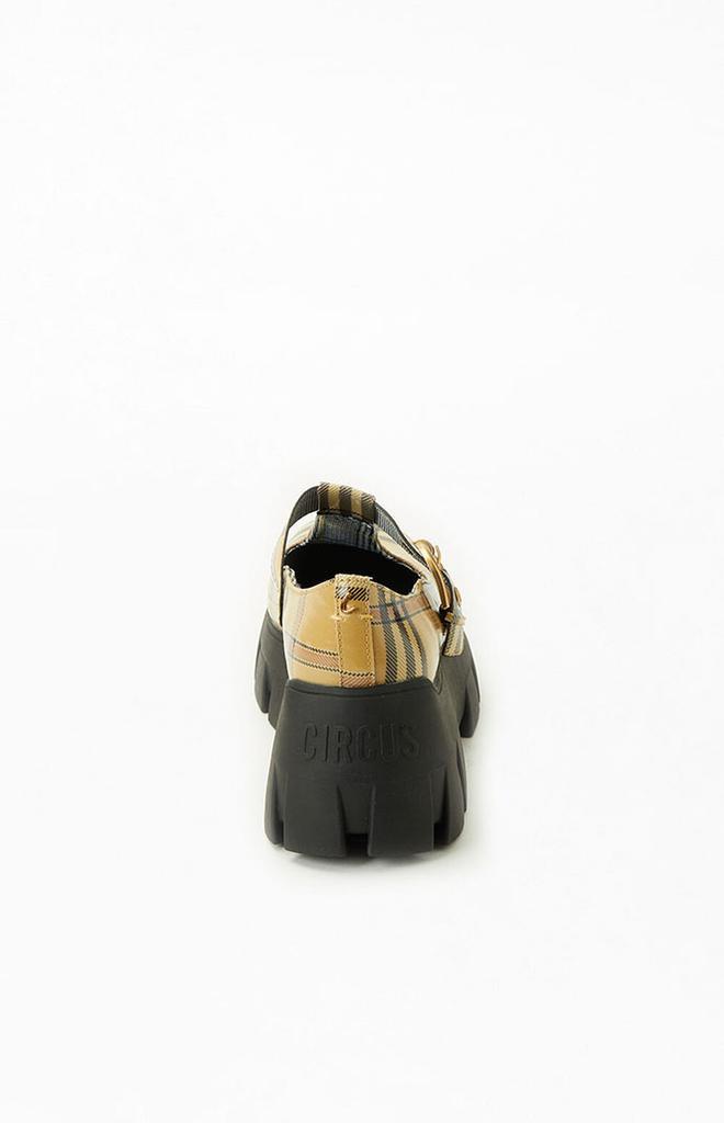 商品Sam Edelman|Women's Brown Plaid Amy Lugged Platform,价格¥587,第5张图片详细描述