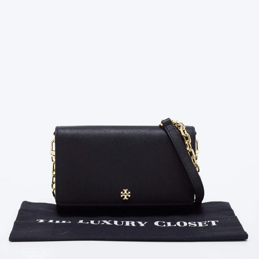 Tory Burch Black Leather Robinson Wallet On Chain 商品