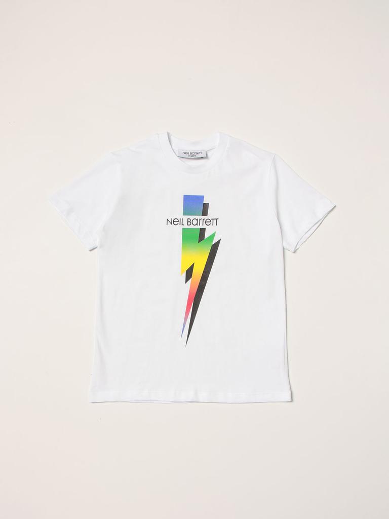 Neil Barrett T-shirt with lightning bolt print商品第1张图片规格展示