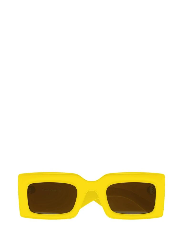 商品Alexander McQueen|Alexander McQueen Eyewear Rectangle Frame Sunglasses,价格¥1844,第1张图片