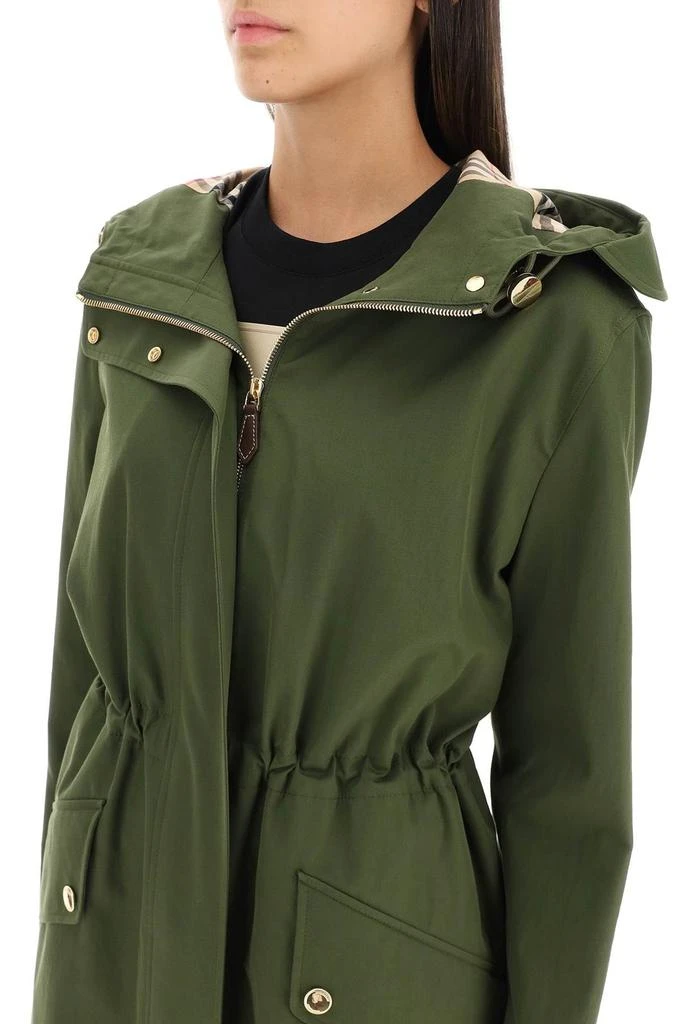 商品Burberry|COTTON GABARDINE HOODED PARKA,价格¥9923,第5张图片详细描述