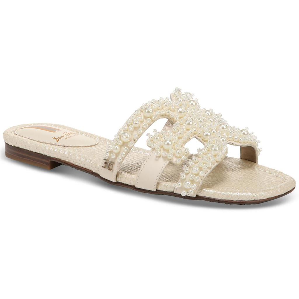 Sam Edelman | Sam Edelman Womens bay perla Embellished Slip On Slide Sandals 284.81元 商品图片