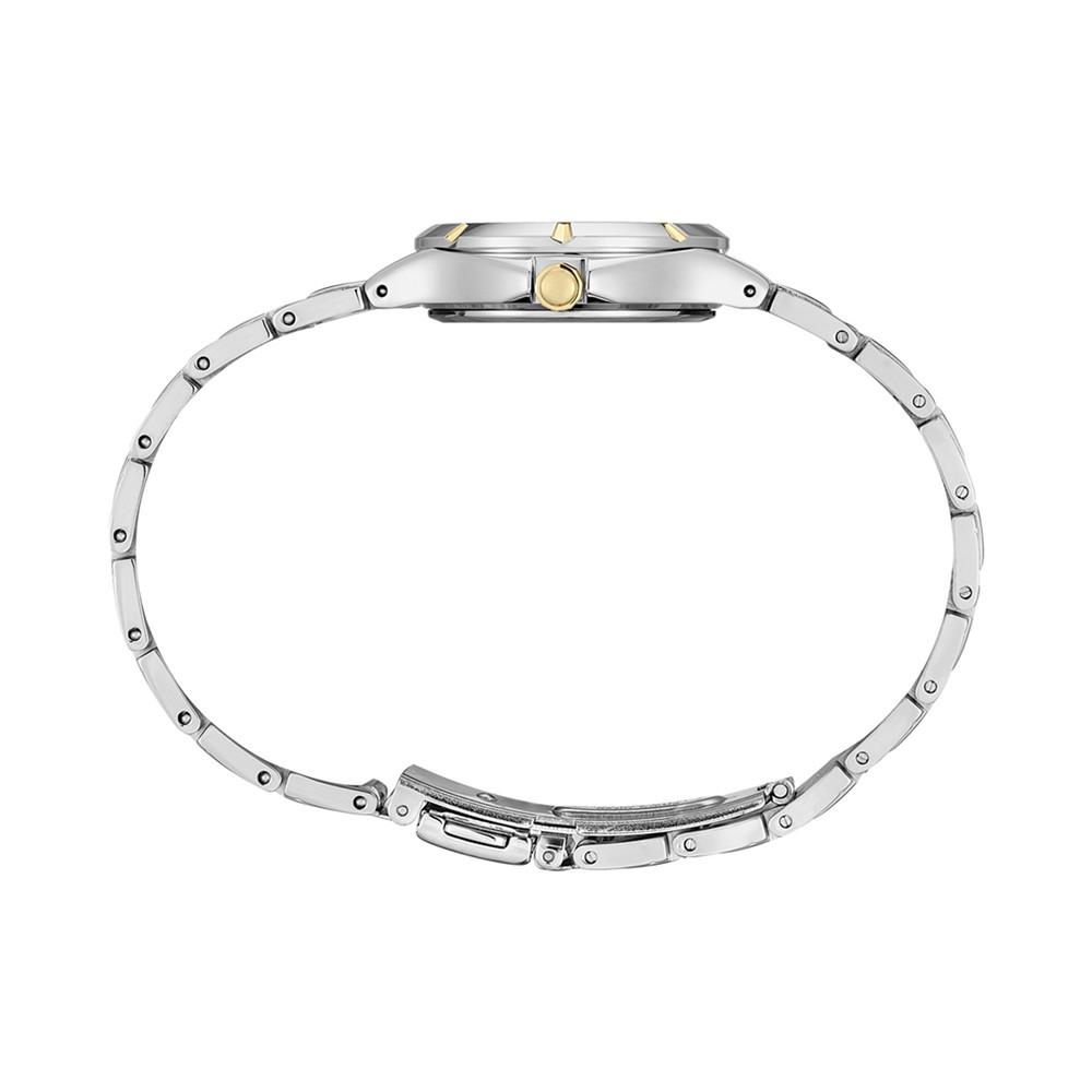 Women's Essential Two Tone Stainless Steel Bracelet Watch 27mm商品第2张图片规格展示