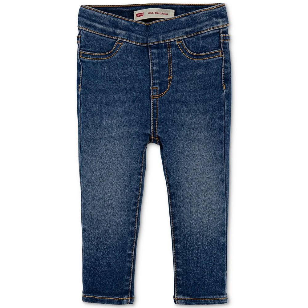 商品Levi's|Baby Girls Pull On Denim Jeggings,价格¥107,第1张图片