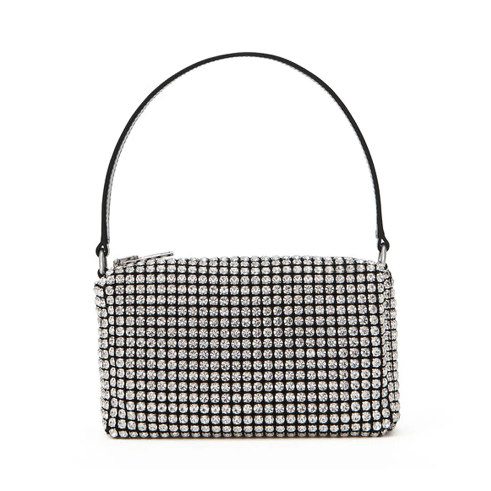 商品[国内直发] Alexander Wang|ALEXANDER WANG 银色女士单肩包 2019P0813J-100,价格¥4684,第1张图片