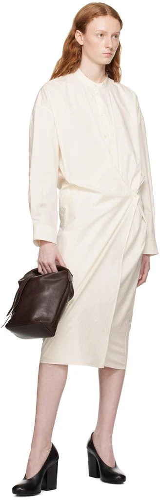 商品Lemaire|White Twisted Midi Dress,价格¥2153,第4张图片详细描述